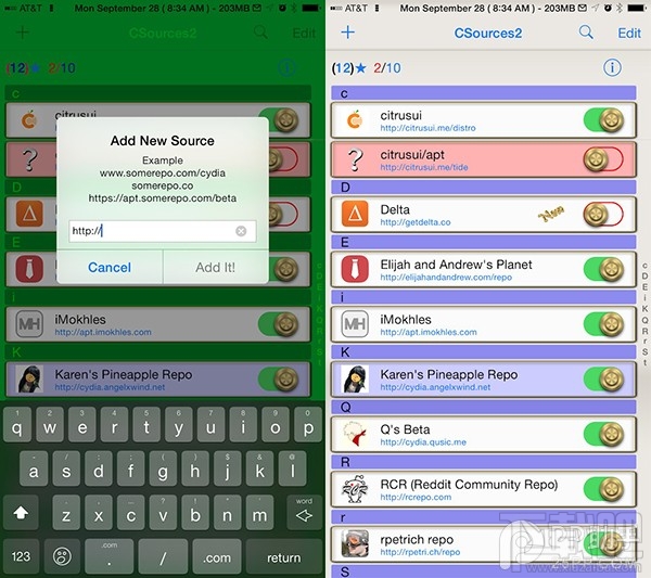 Cydia源地址怎么备份?苹果手机越狱后怎么备份Cydia源地址?