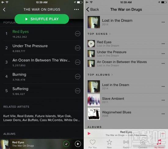 Apple Music与Spotify应用对比，哪个更好？