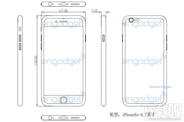 iPhone6s设计图