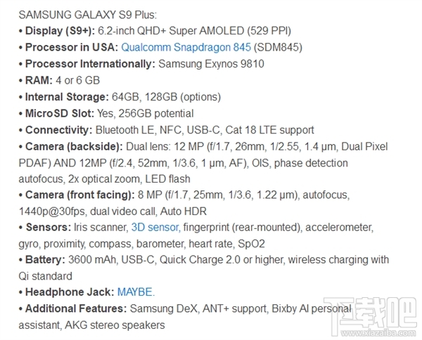 三星Galaxy S9外观曝光？三星Galaxy S9配置怎么样？