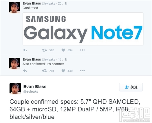 三星Galaxy Note 7配置怎么样 三星Galaxy Note 7介绍