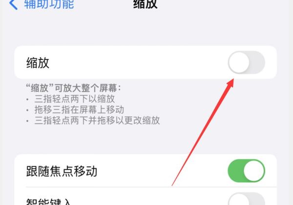 苹果屏幕变超大字无法解锁