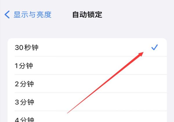 苹果12设定30秒也不灭