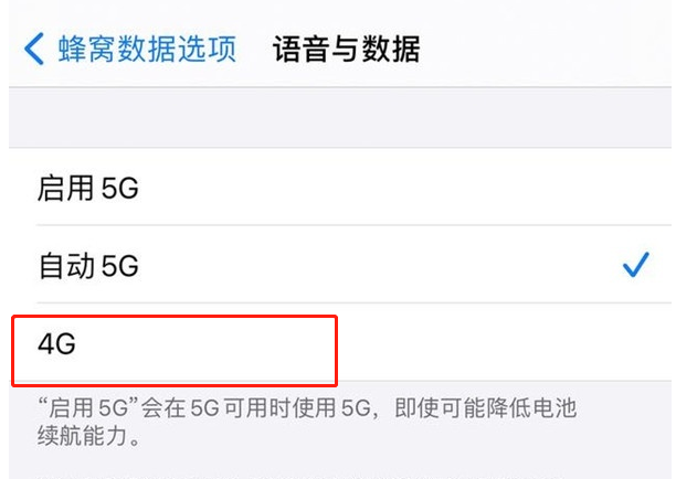 苹果12promax怎么关闭5g网络