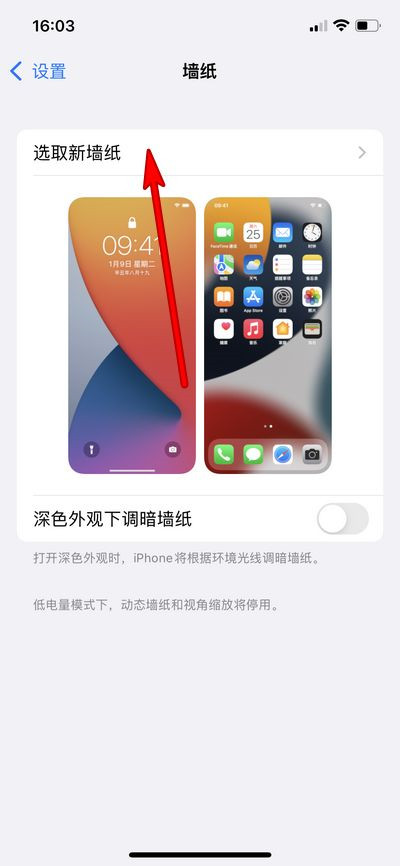 苹果13pro怎么设置桌面壁纸的方法