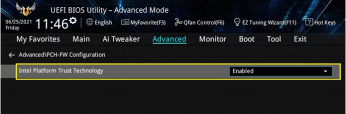 华硕电脑怎么开启TPM2.0 华硕电脑开启TPM2.0图文教程
