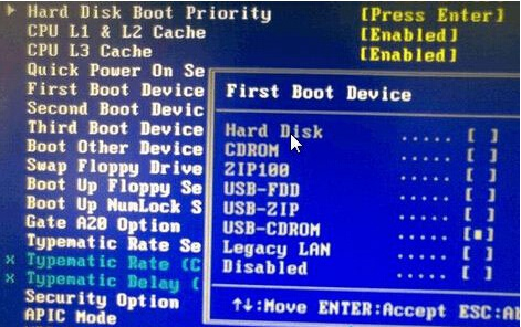 BIOS设置中找不到USB-HDD选项怎么解决?找不到USB-HDD选项处理详细步骤