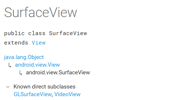 Android中SurfaceView和普通view的区别及使用