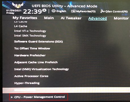 如何关闭Intel CPU的C-State省电模式?