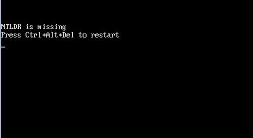 U盘重装系统开机显示ntldr is missing怎么解决?