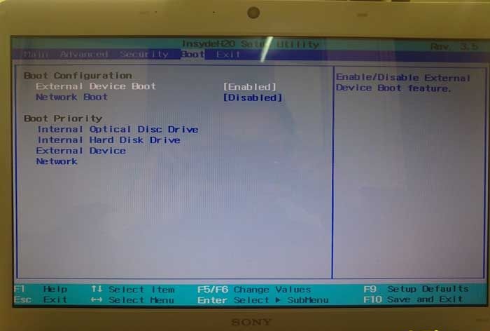 索尼电脑怎么进入bios设置u盘启动?