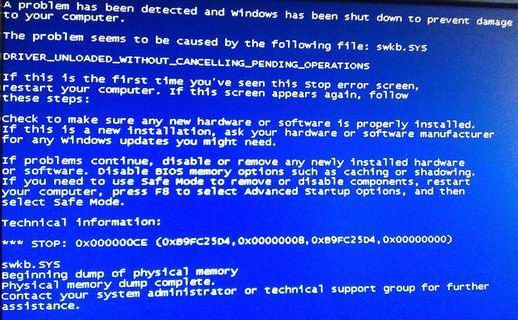 swkb.sys蓝屏怎么办?解决swkb.sys蓝屏故障方法