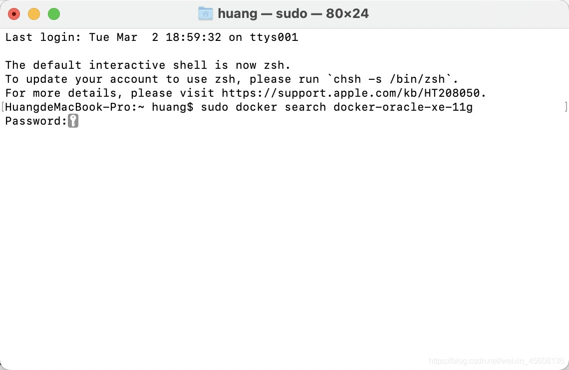 如何在mac上用docker对Oracle进行部署使用
