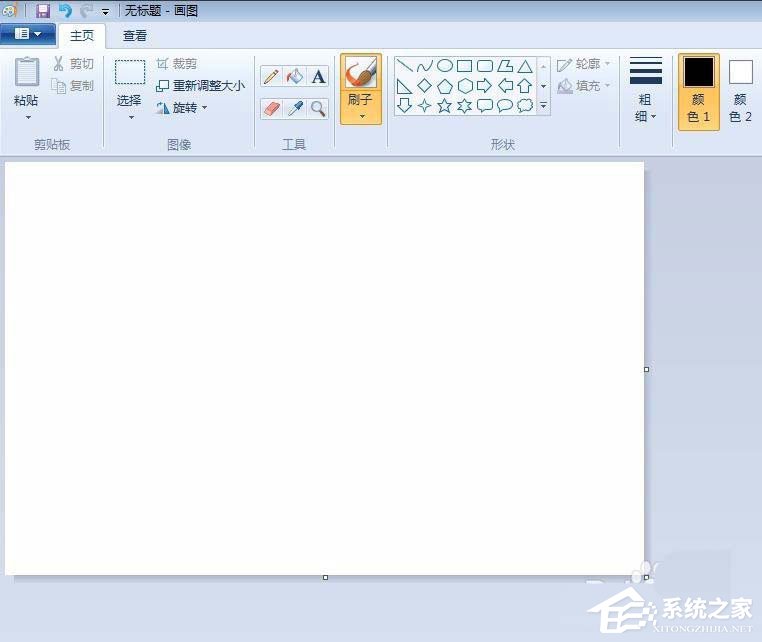 画图工具如何画花朵？画图工具绘制简笔画花朵的方法