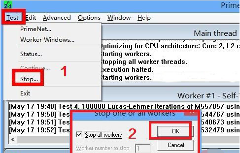 Prime95烤机测试教程