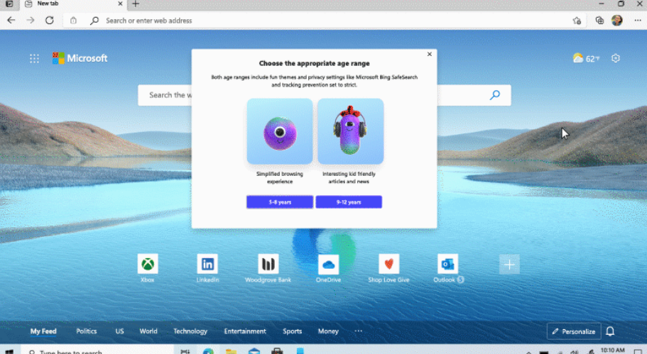 edge浏览器儿童模式设置步骤介绍
