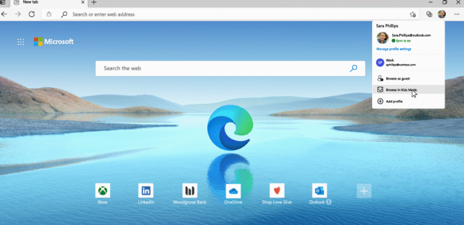 edge浏览器儿童模式设置步骤介绍