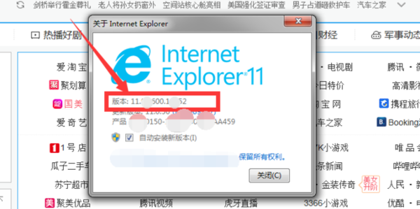 如何查看自己电脑的IE浏览器是什么版本的？查看自己电脑的IE浏览器版本的方法介绍