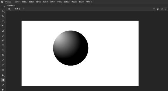 Animate绘制立体渐变球体教程分享