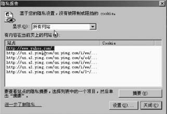 IE浏览器要合理设置Cookies的方法介绍