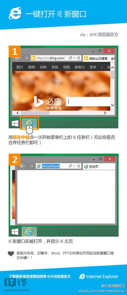 鼠标中键新玩法是什么？一键打开IE等浏览器新窗口