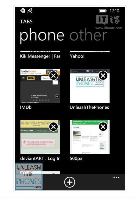 玩转WP8.1版IE11!无痕浏览、标签页同步了