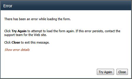 解决IE9在线打开文档库中的InfoPath表单出错问题
