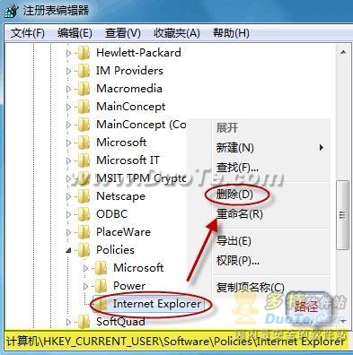 简单易行 修复IE 7/8被篡改的主页