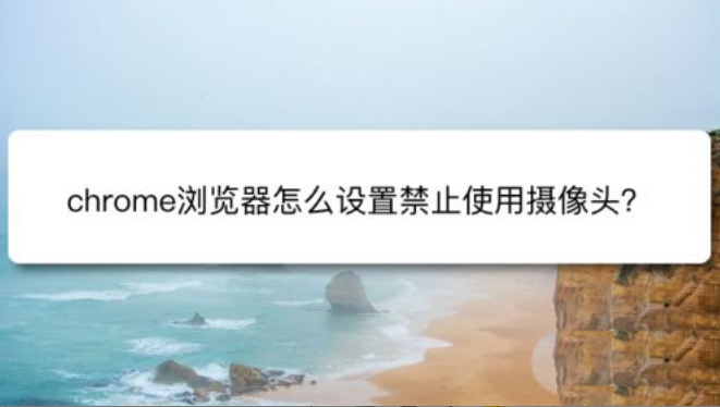 chrome浏览器禁用摄像头方法介绍