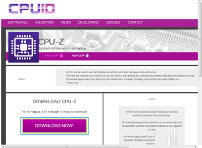 CPU-Z官方下载与安装