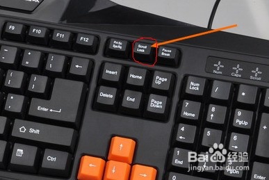 键盘上下左右键如何解锁