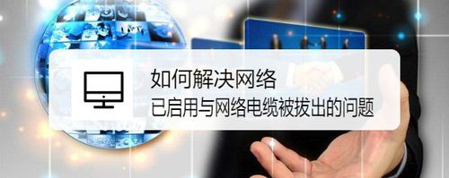 怎么解决网络已启用与网络电缆被拔出
