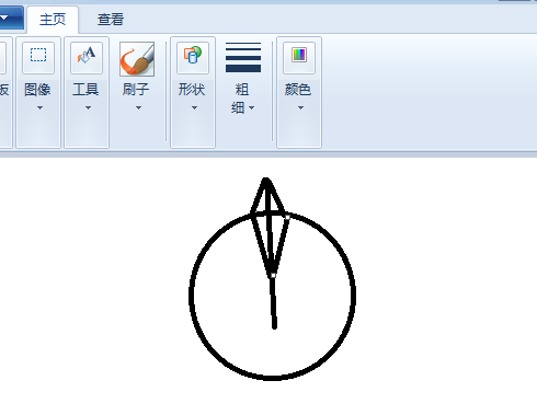 使用画图工具手绘出奥特曼头像具体操作方法