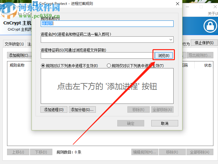 CnCrypt Protect拦截系统进程的方法步骤