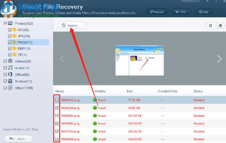 Jihosoft File Recovery恢复电脑文件的方法