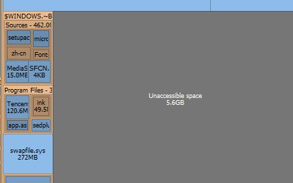 spacesniffer颜色代表的内容介绍