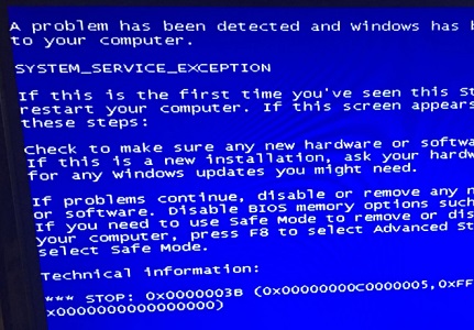 蓝屏代码0x0000003b原因及解决方法