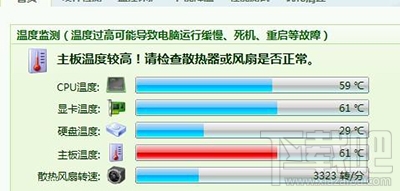 电脑温度过高怎么办？电脑温度过高的处理方法