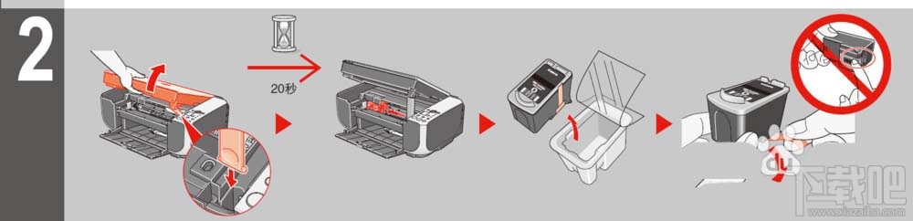 佳能mp198打印机在哪更换墨盒?