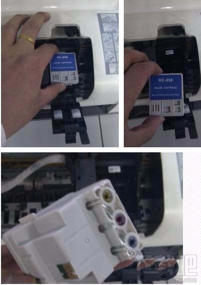 佳能mp198打印机在哪更换墨盒?