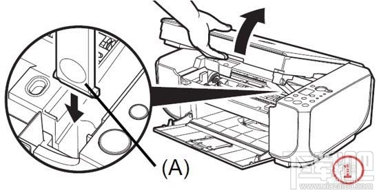 佳能mp198打印机在哪更换墨盒?