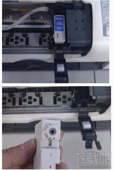 佳能mp198打印机在哪更换墨盒?