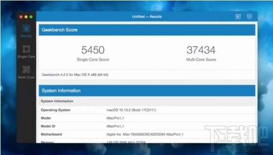 iMac Pro跑分怎么样?Geekbench跑分对比