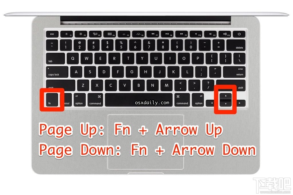 OS X新手学习教程 Mac上没有Page Up&Down怎么办?Mac 怎么快速上下滚动页面?