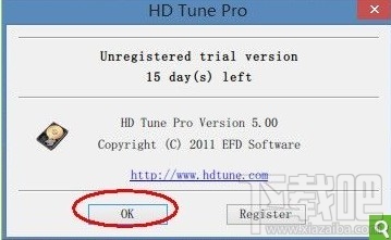 HD Tune硬盘检测软件如何使用