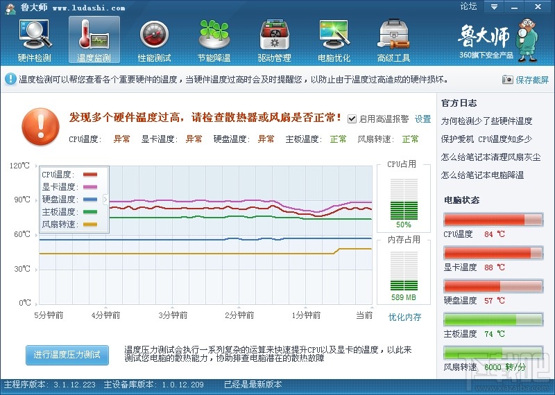 测温度使用鲁大师够准确吗？鲁大师测温度准吗？