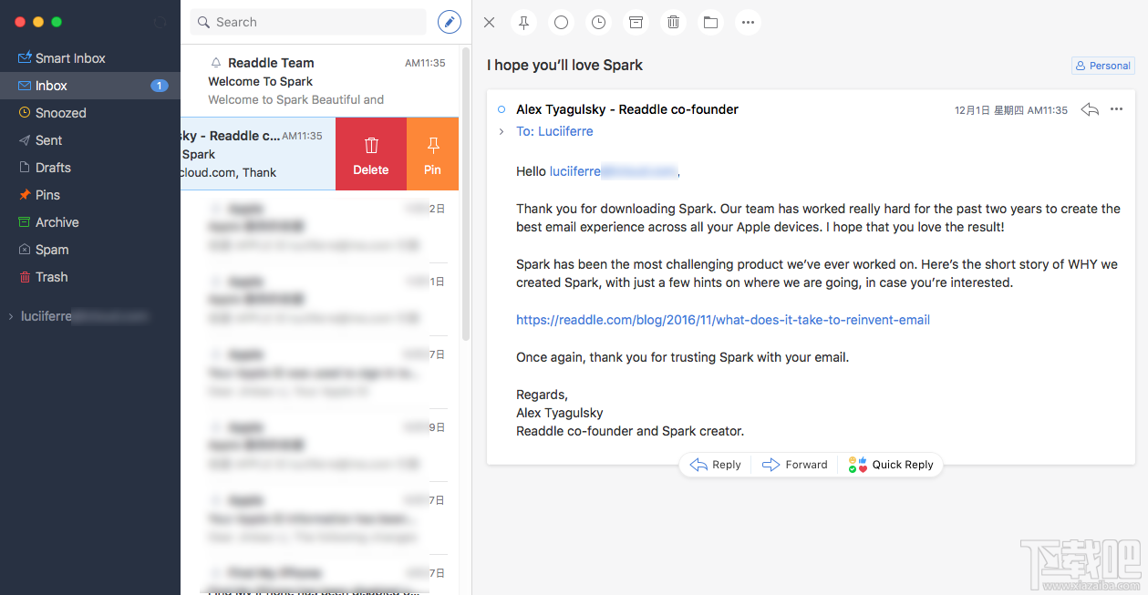Mac版邮件客户端Spark怎么样?Mac版Spark好用吗?