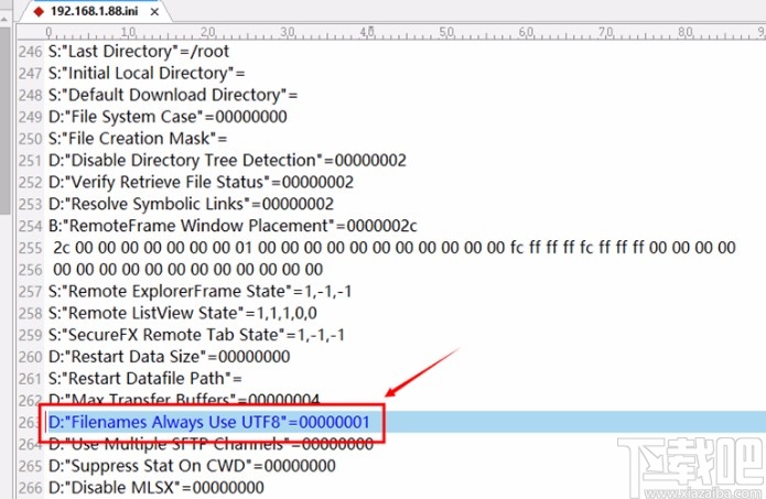 解决securefx中文乱码的方法
