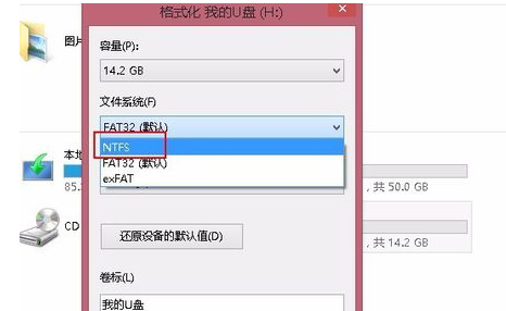 U盘启动盘放不了大于4G文件