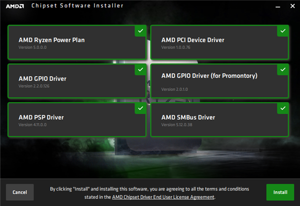 AMD锐龙芯片组驱动更新 界面到功能都全面升级
